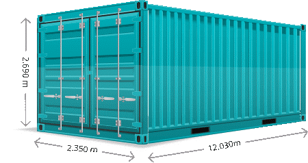 40ft high cube container