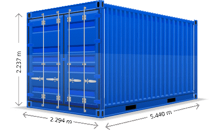 20ft standard container